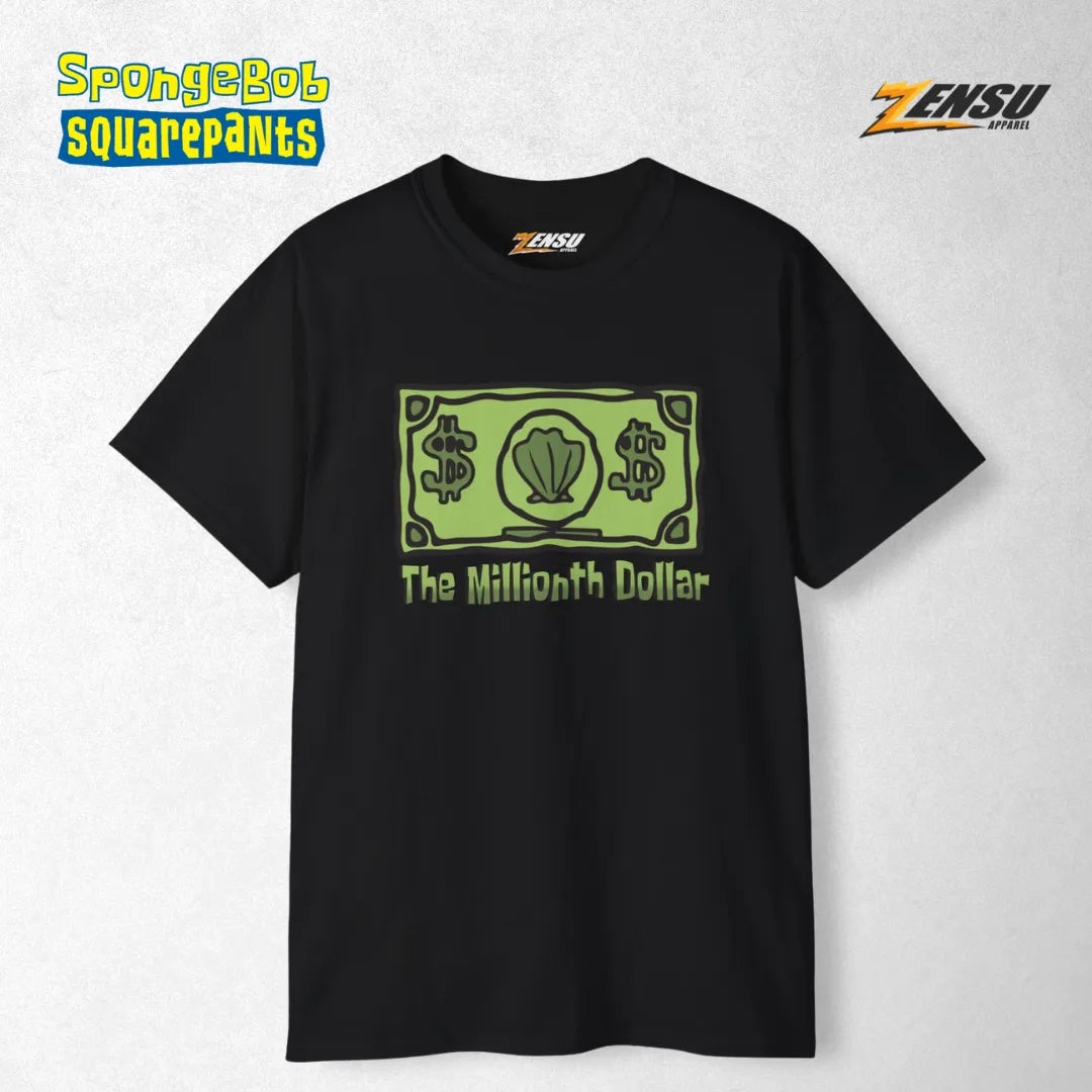 The Millionth Dollar - Spongebob | Premium Kaos Streetwear Movie Z132
