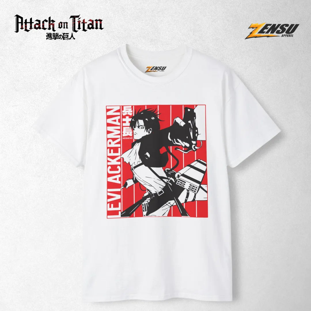 Heishicho Levi - Attack On Titan | Baju Kaos Anime Z002