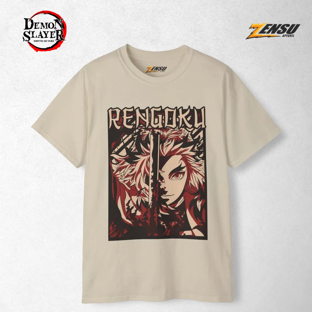 Rengoku Sheath Sword - Demon Slayer | Baju Kaos Anime Z041