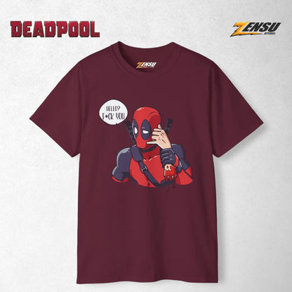 Hello? F*ck You! - Deadpool | Premium Kaos Streetwear Movie Z121
