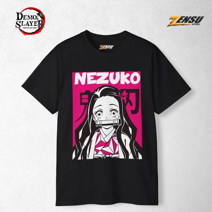 Nezuko Pink Blossom - Demon Slayer | Baju Kaos Anime Z042