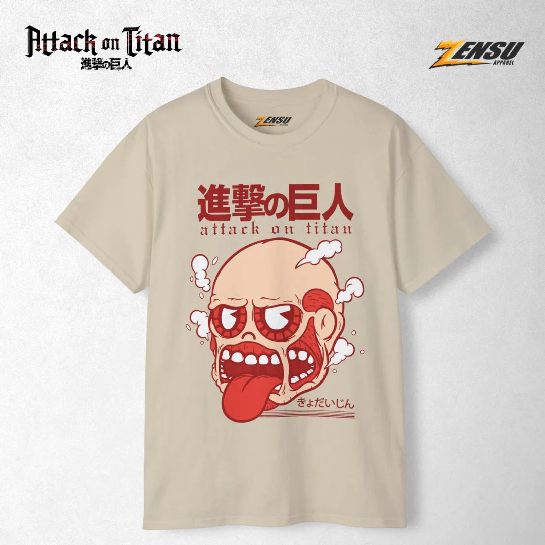 Chibi Kolosal - Attack On Titan | Baju Kaos Anime Z001