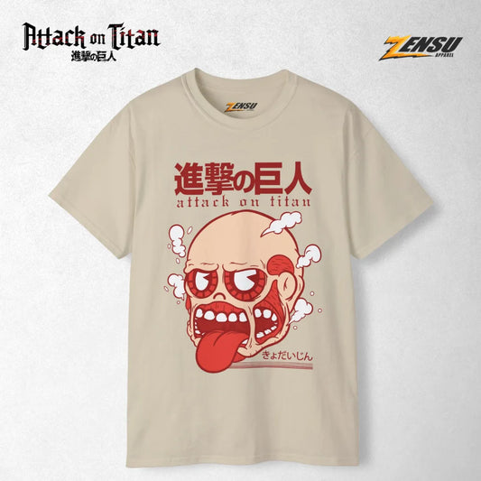 Chibi Kolosal - Attack On Titan | Baju Kaos Anime Z001