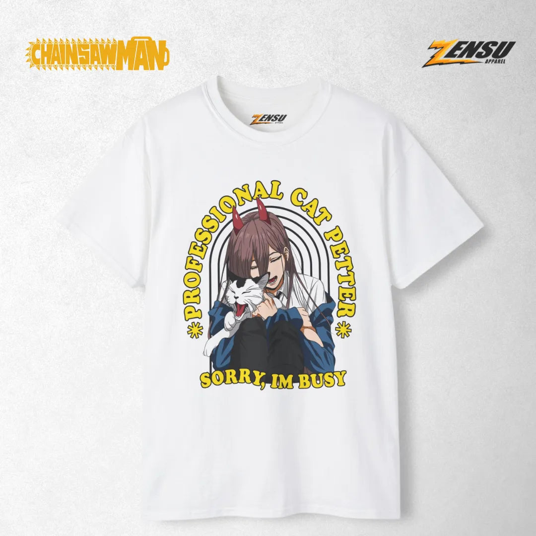 Power Cat Petter - Chainsaw Man | Baju Kaos Anime Z073