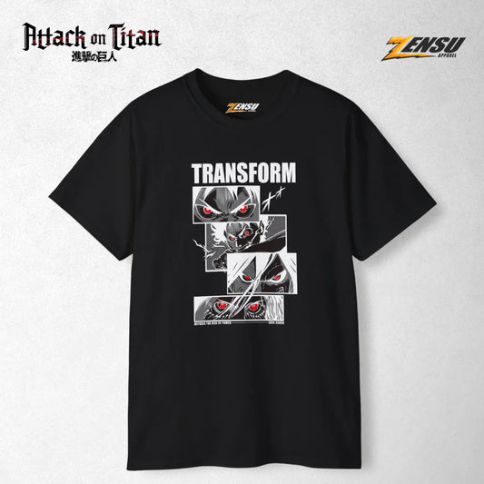 Eren Transform - Attack On Titan | Premium Kaos Anime Z004