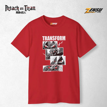 Eren Transform - Attack On Titan | Premium Kaos Anime Z004