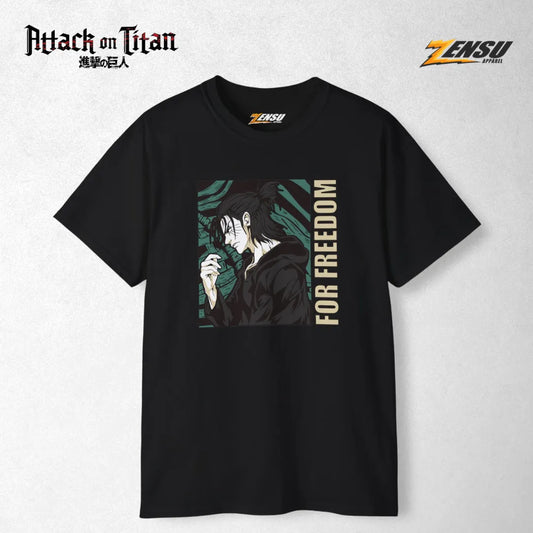 Eren For Freedom - Attack On Titan | Premium Kaos Anime Z006