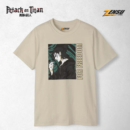 Eren For Freedom - Attack On Titan | Premium Kaos Anime Z006