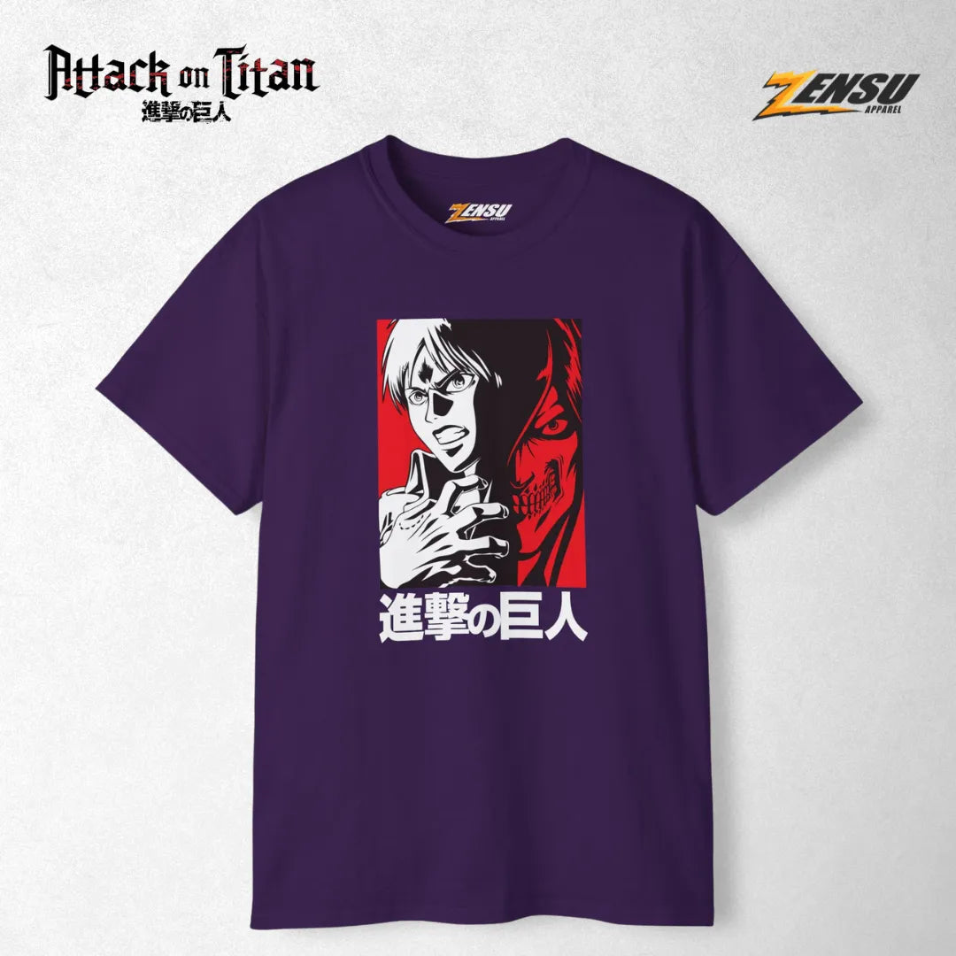 Eren Jeager Titan - Attack On Titan | Premium Kaos Anime Z007