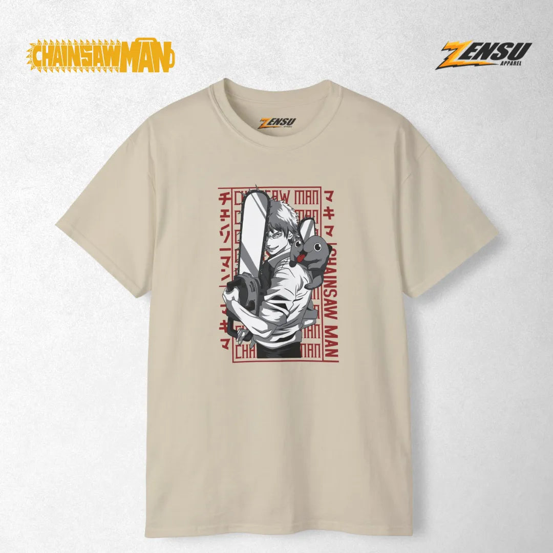 Denji X Pochita - Chainsaw Man | Premium Kaos Anime Z008