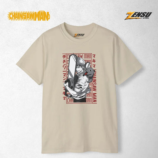 Denji X Pochita - Chainsaw Man | Premium Kaos Anime Z008
