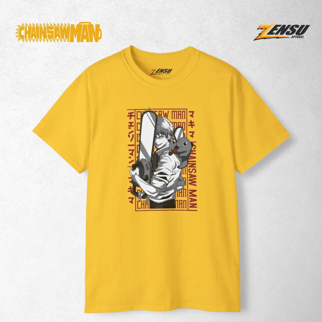 Denji X Pochita - Chainsaw Man | Premium Kaos Anime Z008