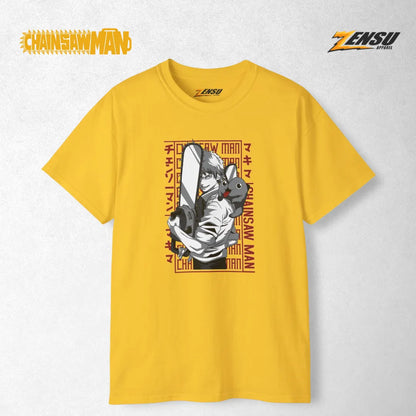 Denji X Pochita - Chainsaw Man | Premium Kaos Anime Z008
