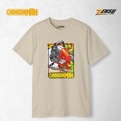 Denji Chainsaw Mode - Chainsaw Man | Premium Kaos Anime Z009