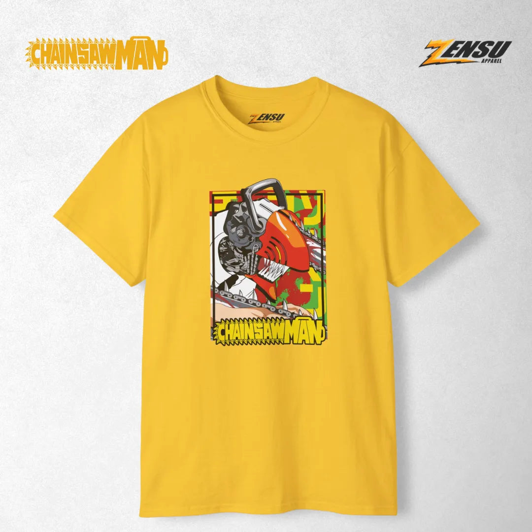 Denji Chainsaw Mode - Chainsaw Man | Premium Kaos Anime Z009