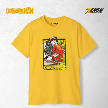 Denji Chainsaw Mode - Chainsaw Man | Premium Kaos Anime Z009