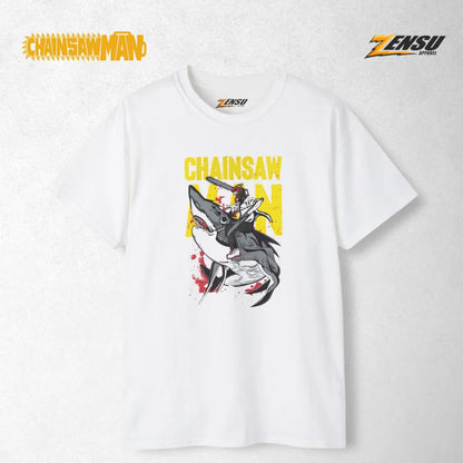 Chainsaw Man & Beam - Chainsaw Man | Premium Kaos Anime Z010