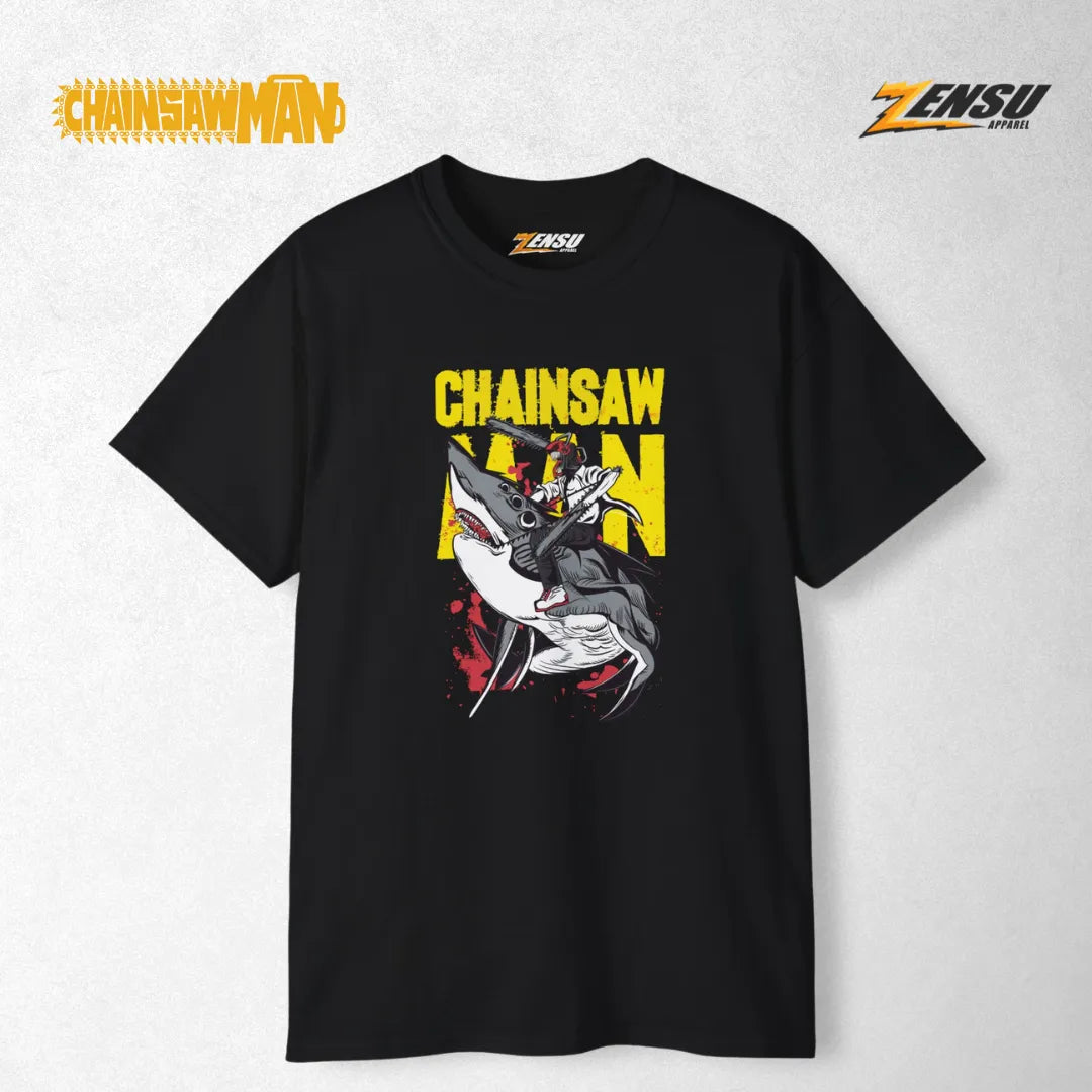 Chainsaw Man & Beam - Chainsaw Man | Premium Kaos Anime Z010