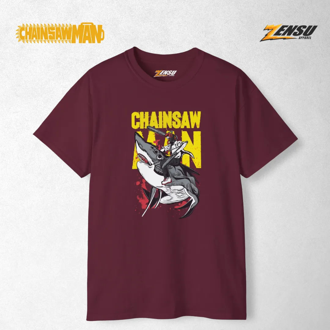 Chainsaw Man & Beam - Chainsaw Man | Premium Kaos Anime Z010