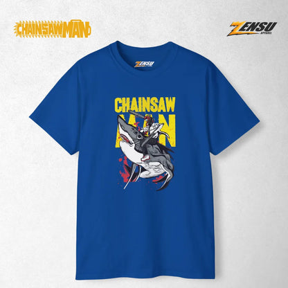 Chainsaw Man & Beam - Chainsaw Man | Premium Kaos Anime Z010