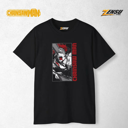 Denji Half Demon - Chainsaw Man | Premium Kaos Anime Z011