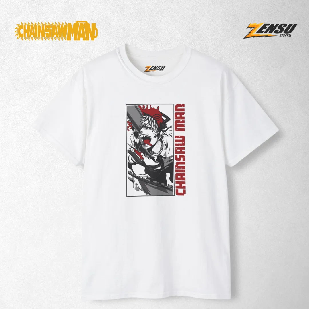 Denji Half Demon - Chainsaw Man | Premium Kaos Anime Z011