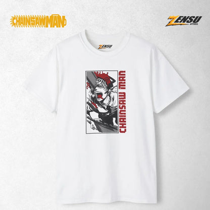 Denji Half Demon - Chainsaw Man | Premium Kaos Anime Z011