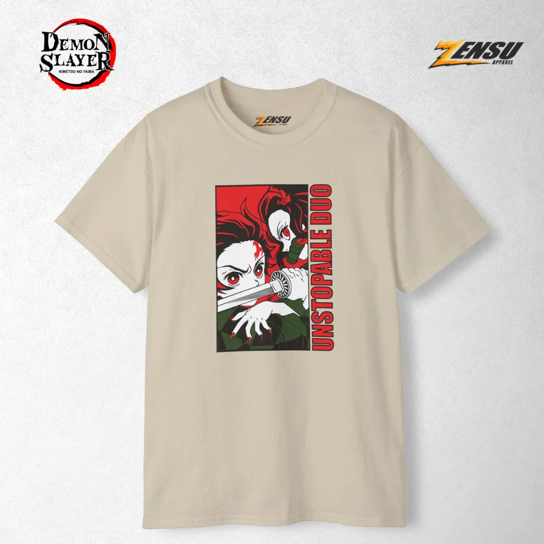 Unstoppable Duo - Demon Slayer | Premium Kaos Anime Z015