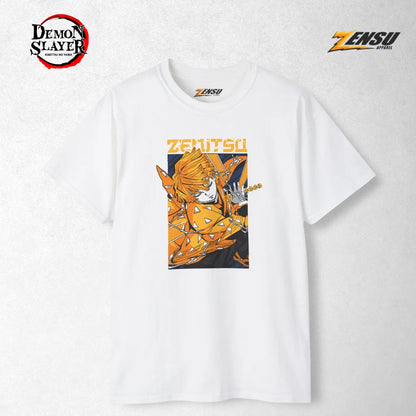 Zenitsu Thunder Slash - Demon Slayer | Premium Kaos Anime Z020