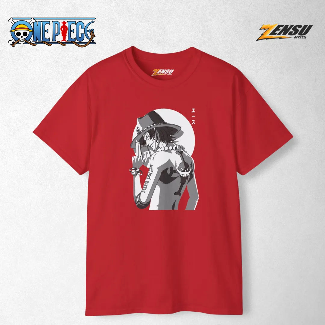 Fire Fist Ace - One Piece | Premium Kaos Anime Z035