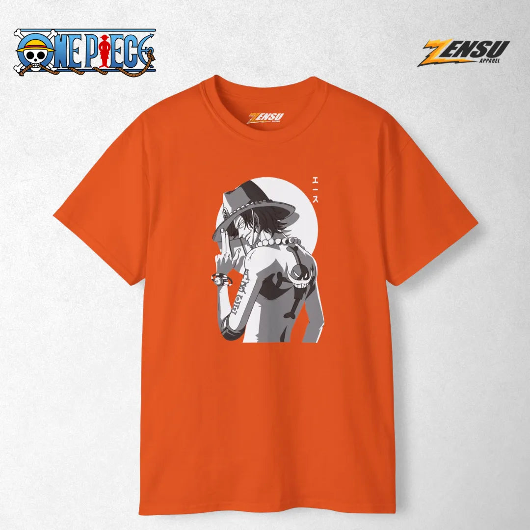 Fire Fist Ace - One Piece | Premium Kaos Anime Z035