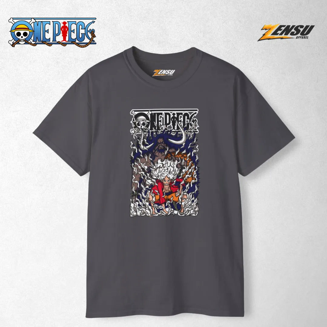 Luffy Gear 5 X Kaido - One Piece | Premium Kaos Anime Z036