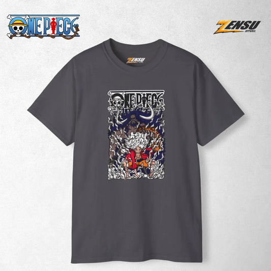 Luffy Gear 5 X Kaido - One Piece | Premium Kaos Anime Z036