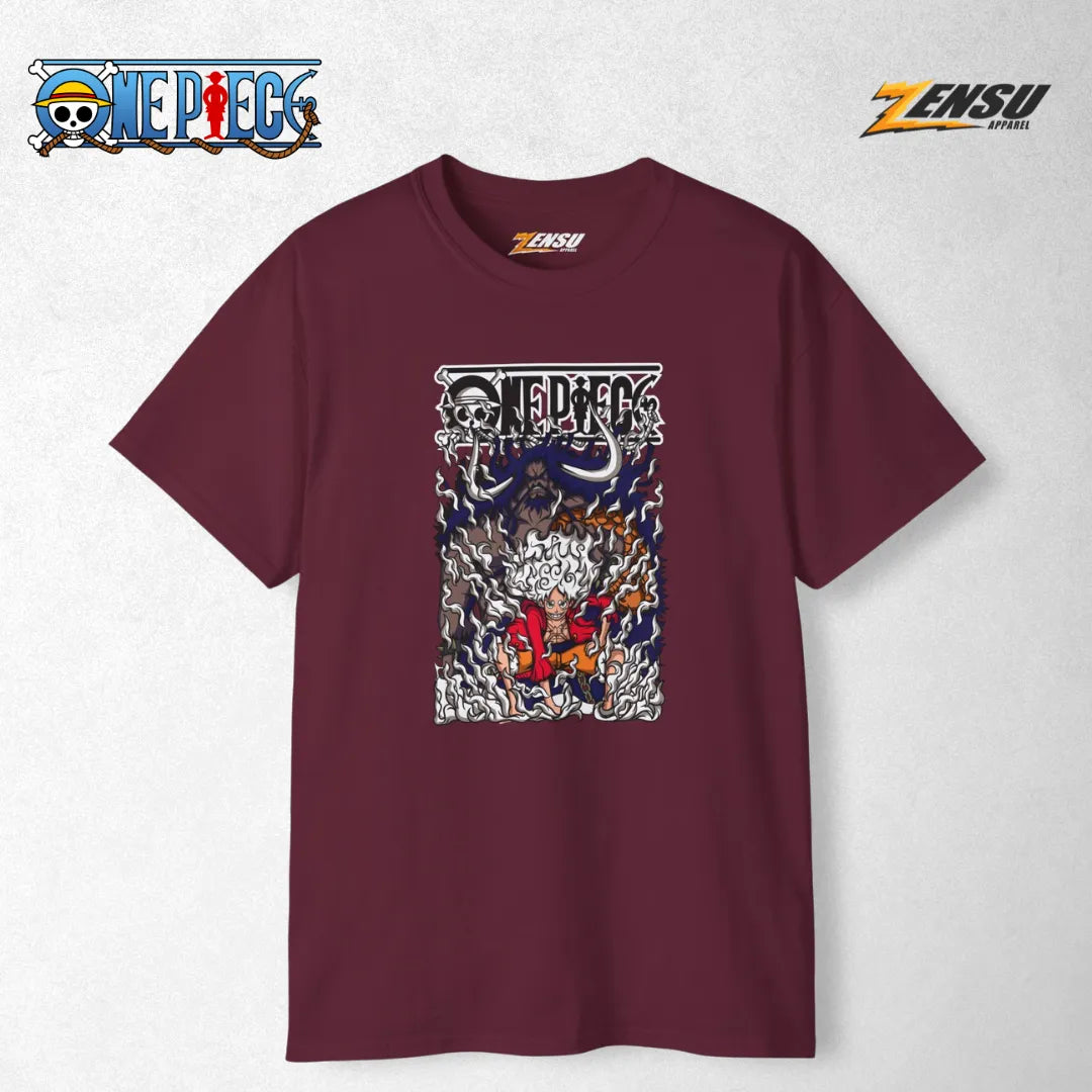 Luffy Gear 5 X Kaido - One Piece | Premium Kaos Anime Z036