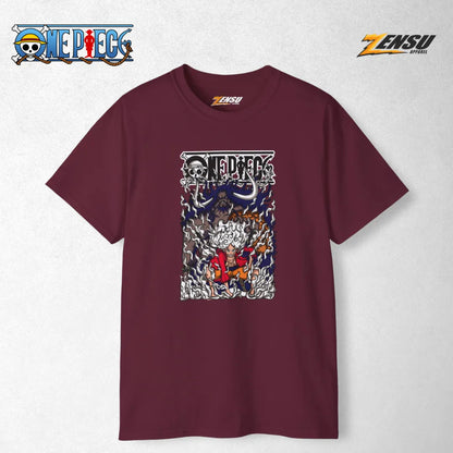 Luffy Gear 5 X Kaido - One Piece | Premium Kaos Anime Z036