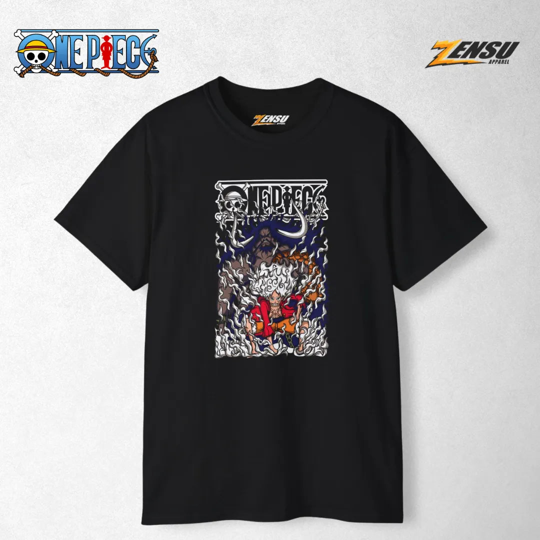 Luffy Gear 5 X Kaido - One Piece | Premium Kaos Anime Z036
