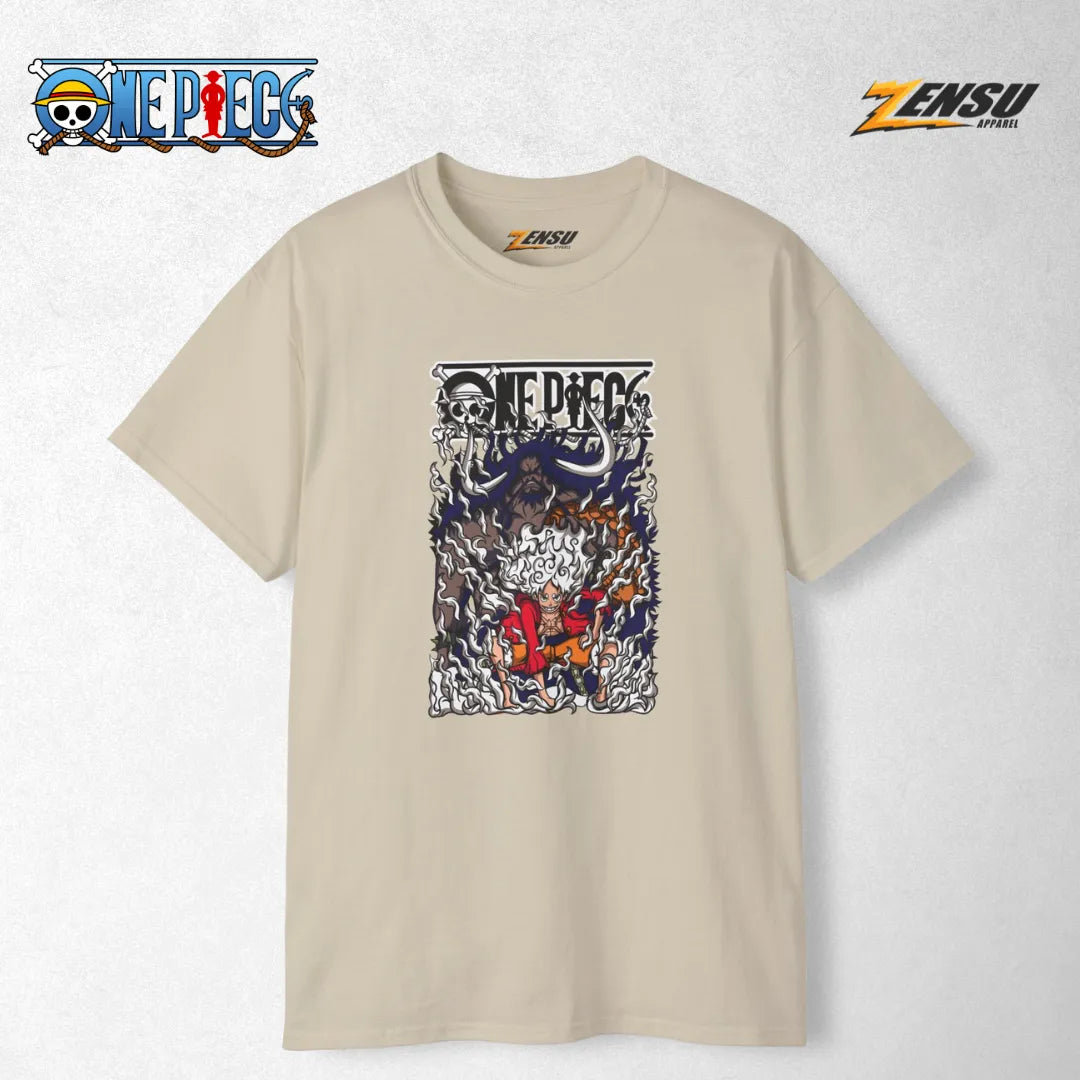 Luffy Gear 5 X Kaido - One Piece | Premium Kaos Anime Z036