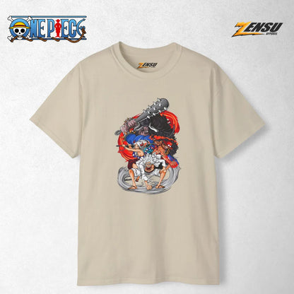 Luffy Gear 5, Ace, Yamato & Kaido - One Piece | Premium Kaos Anime Z037
