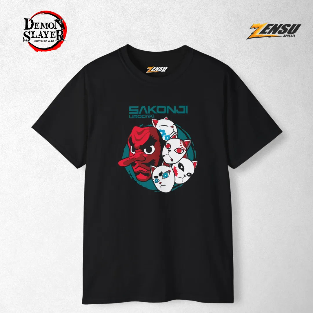Sakonji Urodaki Mask - Demon Slayer | Premium Kaos Anime Z044