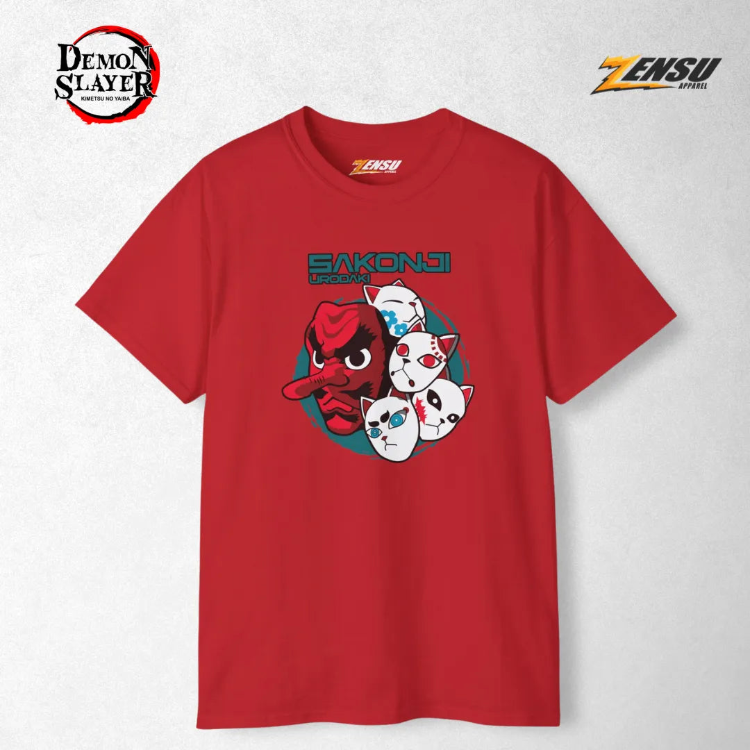 Sakonji Urodaki Mask - Demon Slayer | Premium Kaos Anime Z044
