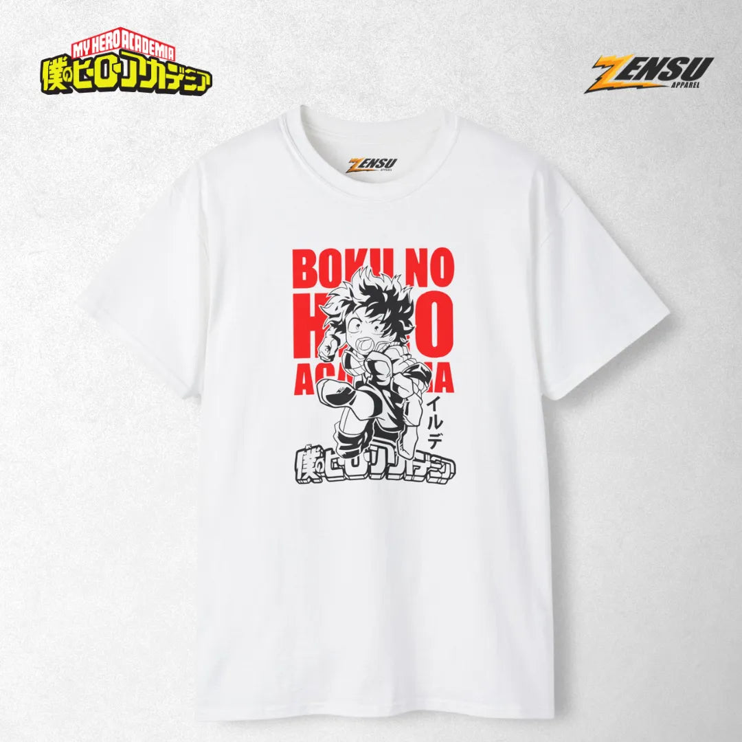 Izuku Midoriya Smash!! - My Hero Academia | Premium Kaos Anime Z045