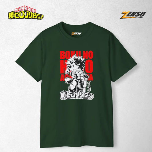 Izuku Midoriya Smash!! - My Hero Academia | Premium Kaos Anime Z045
