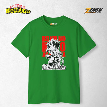 Izuku Midoriya Smash!! - My Hero Academia | Premium Kaos Anime Z045
