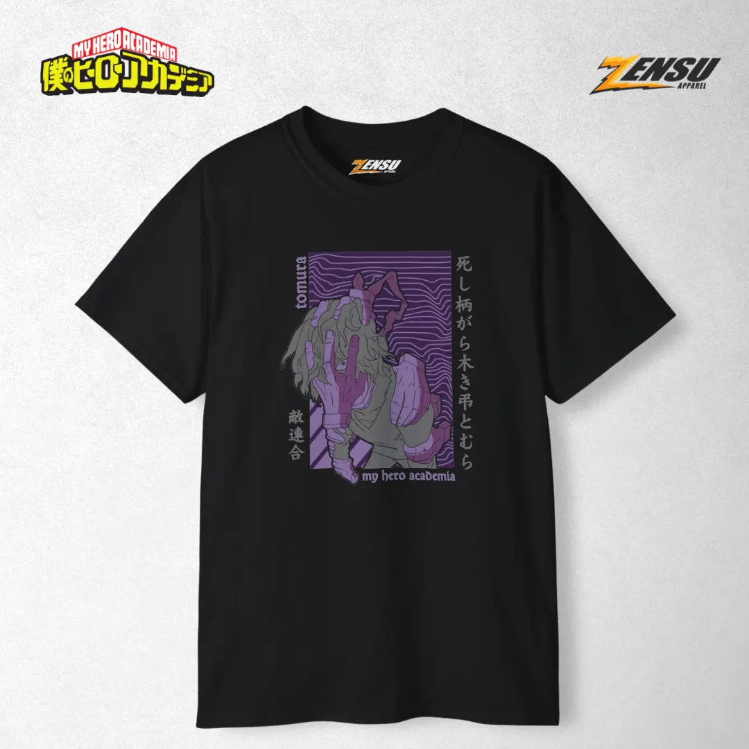 Tomura Shiragaki Violet Intimidation - My Hero Academia | Premium Kaos Anime Z050