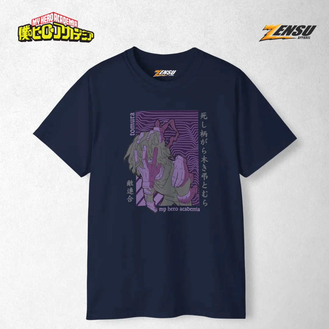 Tomura Shiragaki Violet Intimidation - My Hero Academia | Premium Kaos Anime Z050