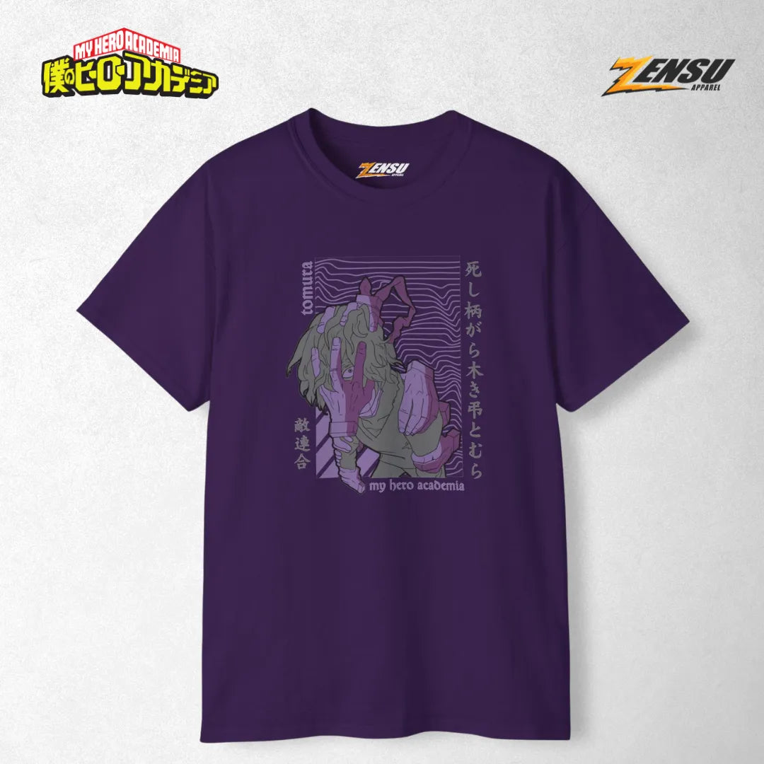 Tomura Shiragaki Violet Intimidation - My Hero Academia | Premium Kaos Anime Z050