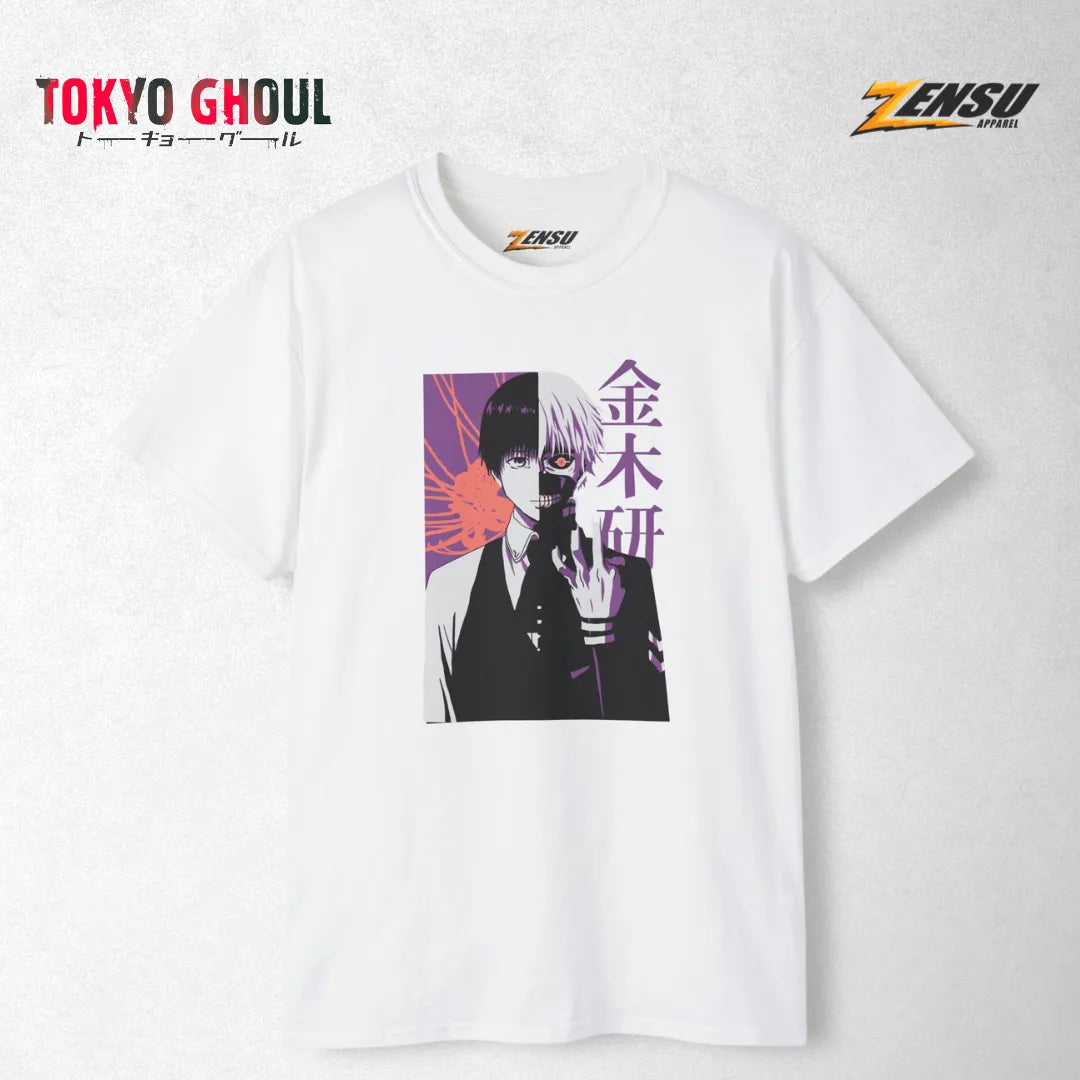 Kaneki Half Ghoul, Half Human - Tokyo Ghoul | Premium Kaos Anime Z055