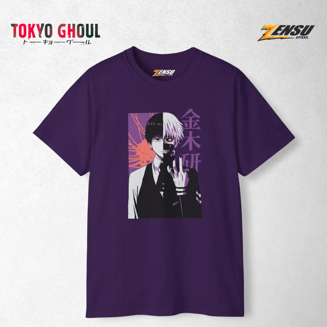 Kaneki Half Ghoul, Half Human - Tokyo Ghoul | Premium Kaos Anime Z055