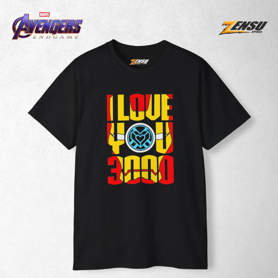 I Love You 3000 - Iron Man | Premium Kaos Streetwear Movie Z057