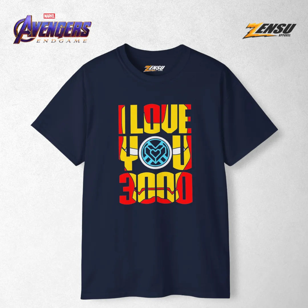 I Love You 3000 - Iron Man | Premium Kaos Streetwear Movie Z057